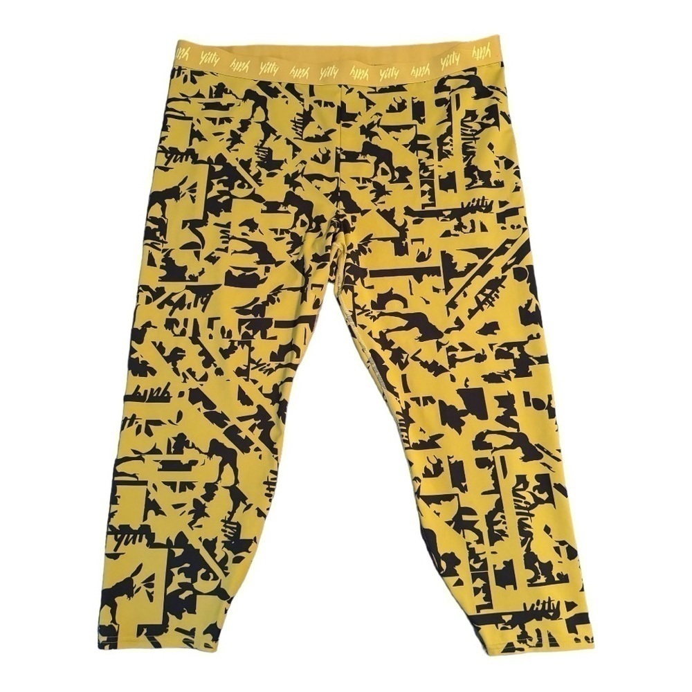 Yitty Major Label Shaping High Waist Logo Leggings, Size 5x